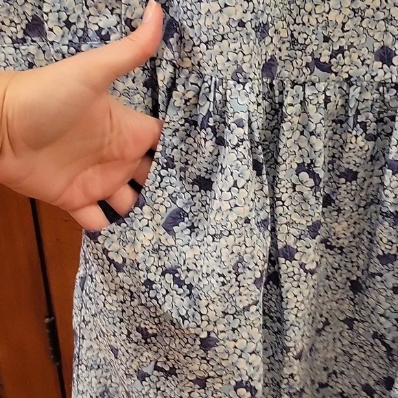 Tuckernuck | Hydrangea Hayes Mini Dress 3/4 Sleeve Size XS Preppy Feminine - Picture 5 of 13